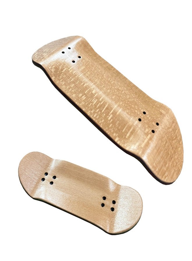 لوح تزلج NOAHWOOD 2025 16G (لوح مصنوع يدويًا من خشب القيقب الملون بخمس طبقات، مقعر عميق، 35 × 97 مم) بني - Image 1